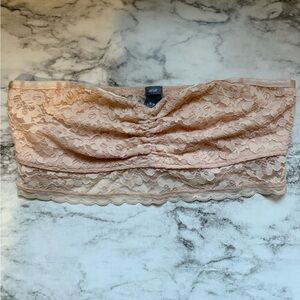 Aerie Nude Lace Unlined Bandeau, Medium